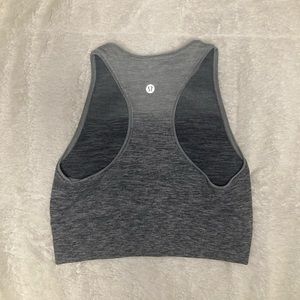 lululemon grey athletic tank top